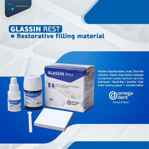 Jual Crr Dental Glassionomer Gic Filling Cement Self Cure Omegadent