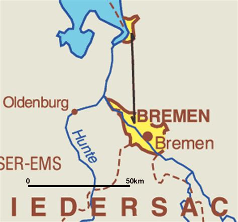 Map Of Bremen Online Maps And Travel Information