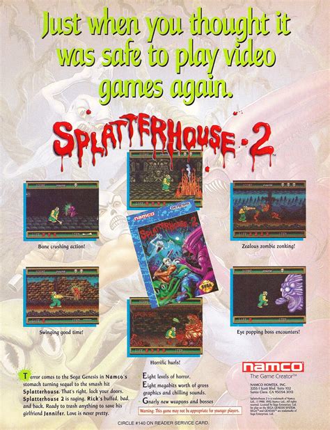 Splatterhouse 2 Details Launchbox Games Database