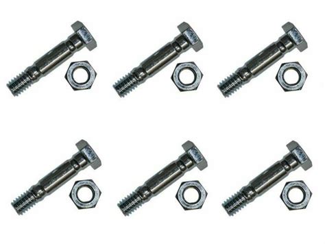 Shear Pin And Nut For Snowblower Replaces Mtd 710 0890 910 0890a 712