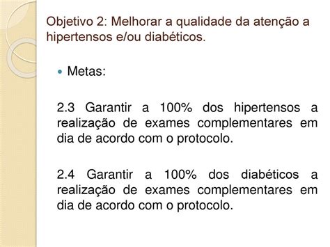 Melhoria Da Qualidade Da Aten O Aos Usu Rios Hipertensos Diab Ticos