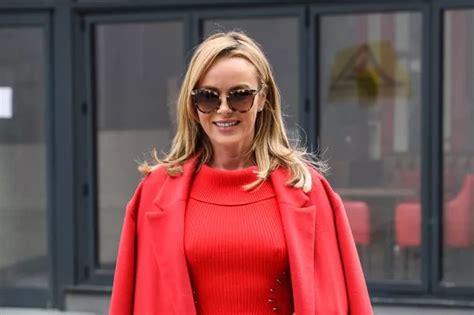 Amanda Holden Goes Braless To Flash Curves As She Braves Cold In Paper