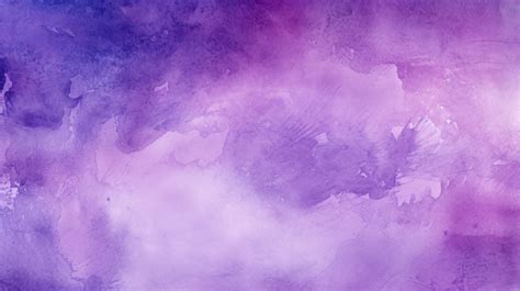 Ethereal Watercolor Texture In Deep Violet Background A Captivating