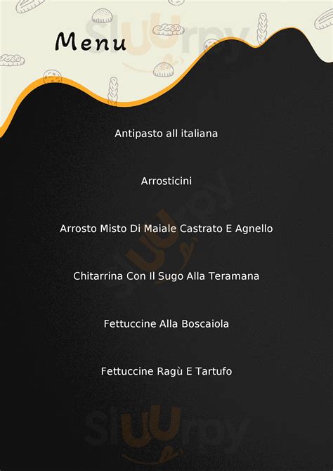 La Tana Degli Orsi Teramo Menu Prezzo E Recensioni Del Ristorante