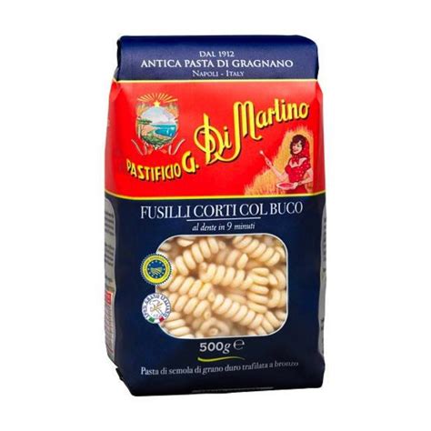 Di Martino Pasta Di Gragnano Igp Formato Fusilli Corti 500 G Category