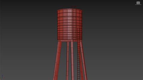 3d Water Tower Model Turbosquid 2194549