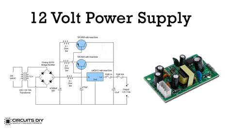 12v 10a Power Supply Circuit Diagram