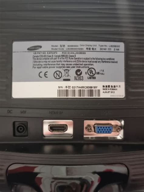 Monitor Samsung SyncMaster S22B300