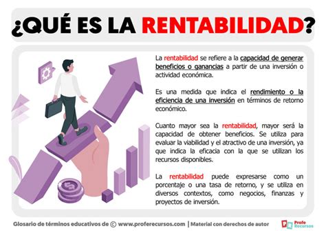 Qué es la Rentabilidad Definición de Rentabilidad