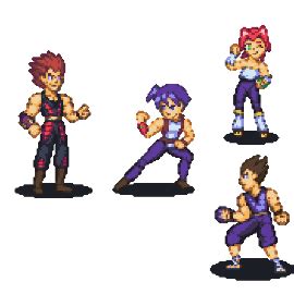 Legend of Legaia sprites by Kelax on Newgrounds