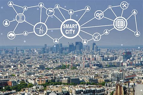 Visualizing The Intersection Of Smart City And Iot Concepts Photo Background And Picture For