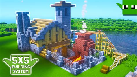 Minecraft How To Build A Smelters House Easy 5x5 System Ad Youtube