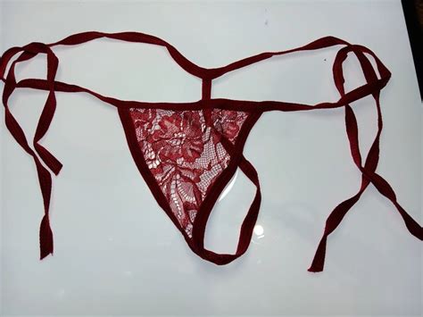 Sexy Lace G String Robe Tie Side Bikini Women S Fashion New Undergarments Loungewear On
