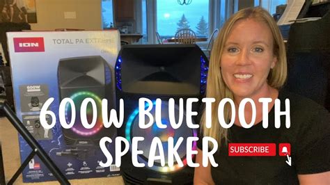 Ion Total Pa Extreme Watt Bluetooth Speaker Unboxing Whats