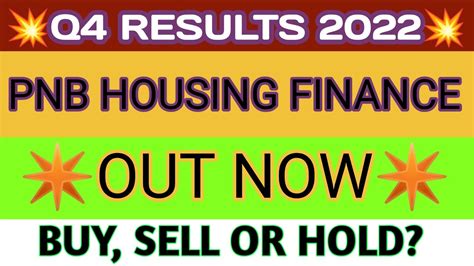 Pnb Housing Finance Q4 Results 2022 Pnb Housing Finance Latest News