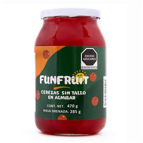 Cerezas Rojas Fun Fruit Sin Tallo 470 G Walmart