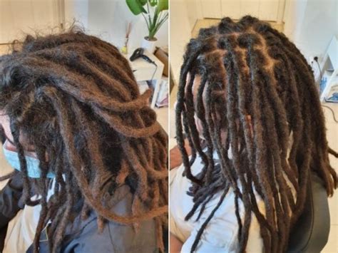 reconstruction repair crochet dreadlocks brisbane before after ...