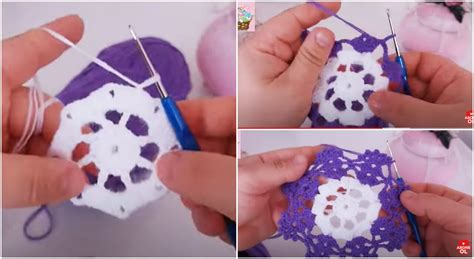 Wonderful Flower Crochet Doily Pattern - Knitting Patterns DIY