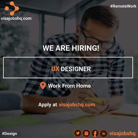 NOW HIRING UX DESIGNER THIS IS A 100 REMOTE WORK OPPORTUNITY APPLY NOW