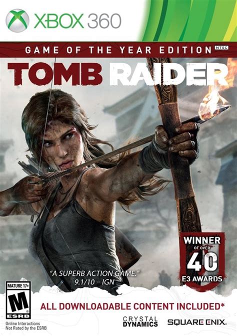 Tomb Raider Game Of The Year Edition Xbox Game