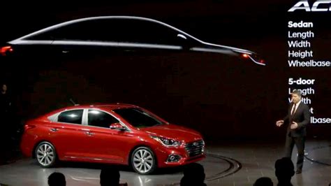 Hyundai Accent World Premiere At The Canadian Auto Show Youtube