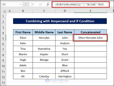 How To Concatenate Cells With If Condition In Excel Examples