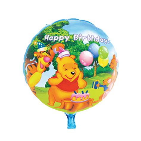 Winnie The Pooh With Balloons Wordblog