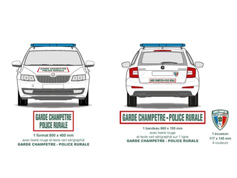 S Rigraphie Police Rurale Et Garde Champ Tre Pour V Hicule L Ger France