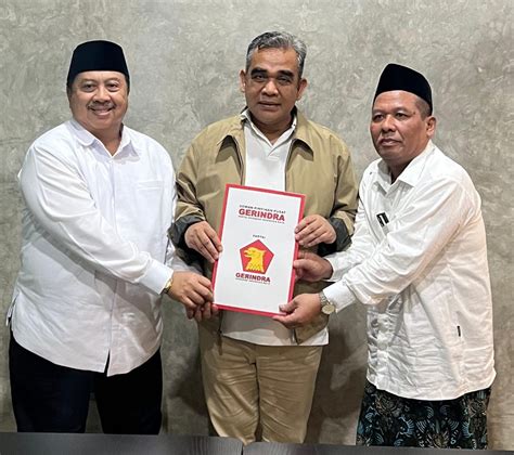 Warsubi Dan Gus Salman Resmi Mendapat Rekom Dari Dpp Gerindra Untuk