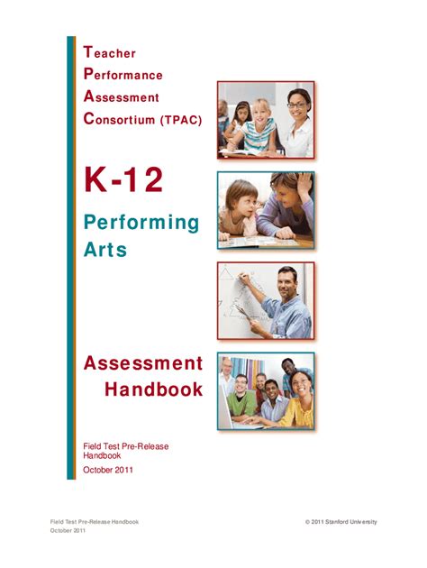 Fillable Online Teacher Performance Assessment Fall 2011 Smte Fax Email Print Pdffiller