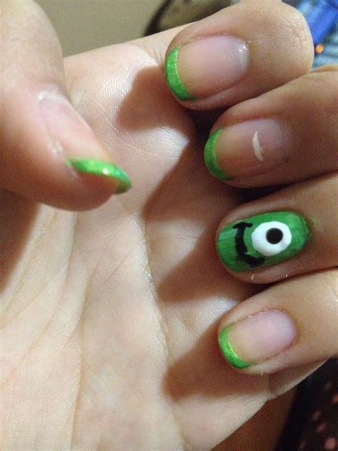 Mike Wazowski Nail Art Hello Kitty Nails Nails Hello Kitty