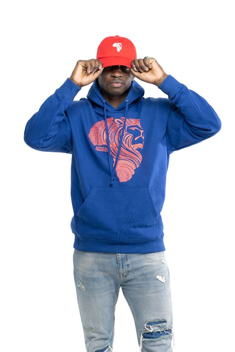 Royal Blue Hooded Sweatshirtn Africanrich