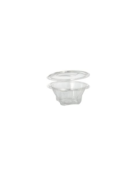 Envases De Pl Stico Reciclado Tapa Bisagra Transparente Ml