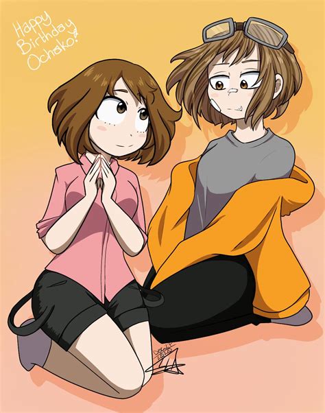 Bnha Oc Happy Birthday Ochako By Punkylulu On Deviantart