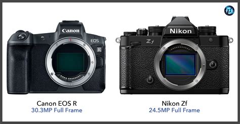 Canon Eos R Vs Nikon Zf Specifications Comparison