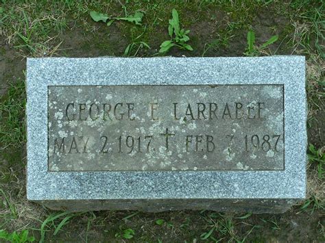 George Edward Larrabee 1917 1987 Find A Grave Memorial