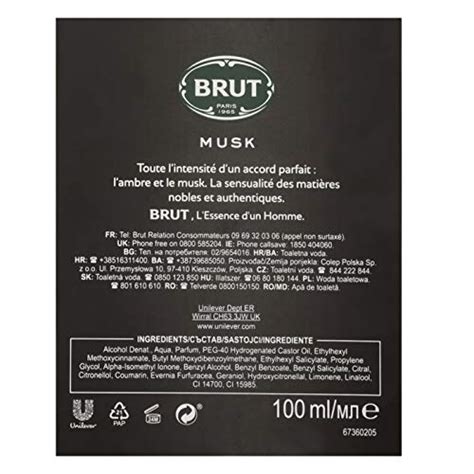 Brut Musk Eau De Toilette Pour Homme Flacon De Ml Elevecosmetic Fr