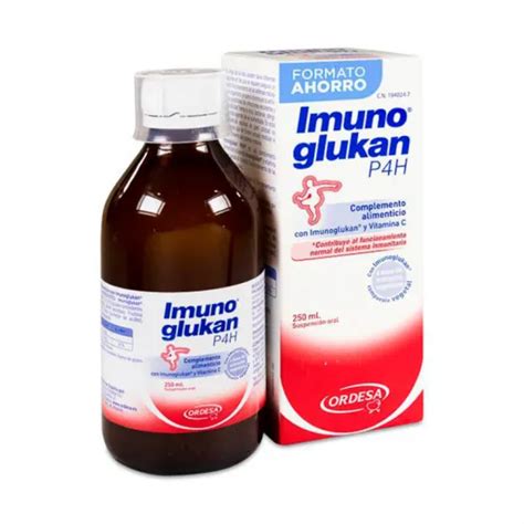 Comprar ImunoGlukan Jarabe Niños P4H 250 ml MasParafarmacia