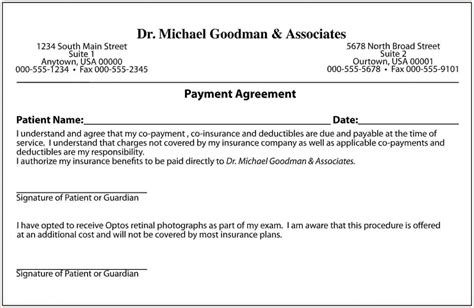 Payment Agreement Template Between Two Parties Database