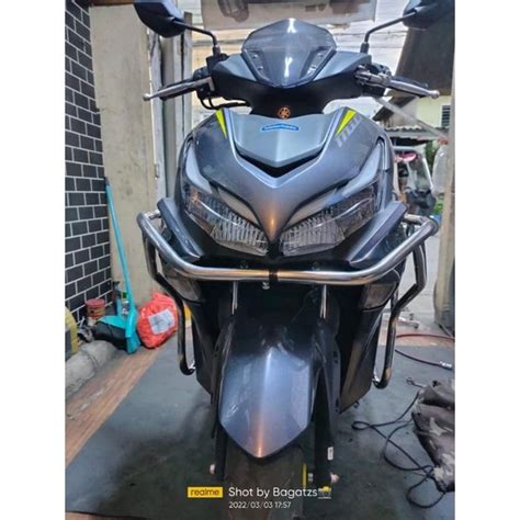 Yamaha Aerox V Crash Guard Pure Stainless Cgm Shopee Philippines