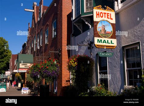 Downtown Storefronts Lynden Washington Stock Photo Alamy