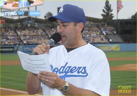 Let S Be Cops Stars Jake Johnson Rob Riggle Throw Out First Pitch