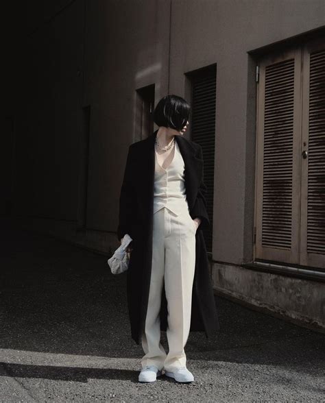 Junko Katoh Instagram Fashion Normcore Pantsuit