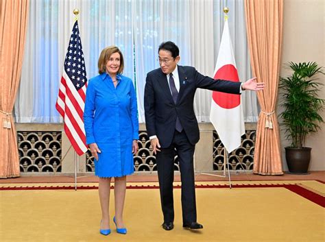 岸田首相、ペロシ米下院議長と会談 写真特集14 毎日新聞