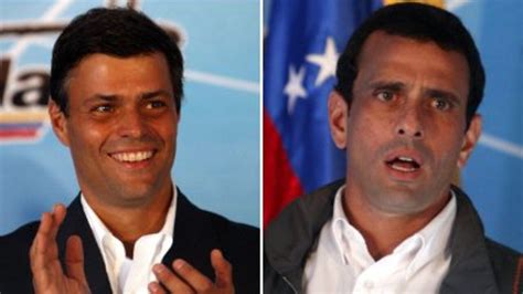 Venezuela López Y Capriles Sellan Alianza De La Oposición