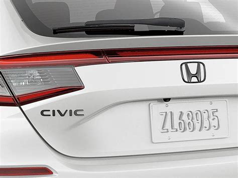 Genuine Honda Civic 2022 Gloss Black Emblem Set 08f20 T47 100a Prl