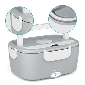 Nulmvic Lunch Box Gamelle Chauffante 75W Lunch Box Chauffante