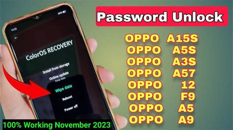 Oppo A S A S A S A A A A F All Type Password Pattern