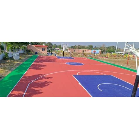 Multicolor Synthetic Acrylic Sports Flooring At Best Price In Meerut