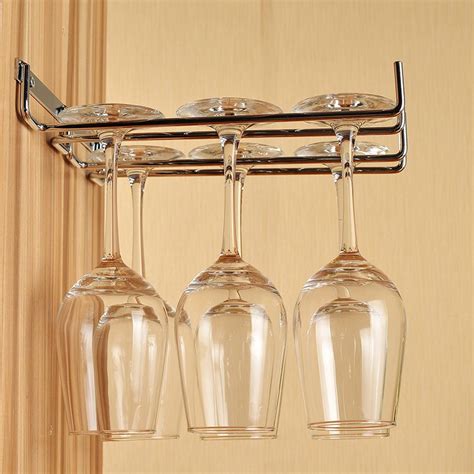 2019 Modern Wine Cup Holder Wine Glasses Hanging Wine Cup Glass Rack Wall Suction Hanap Rack